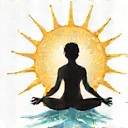 Icon for holistic well-being, a balanced human figure